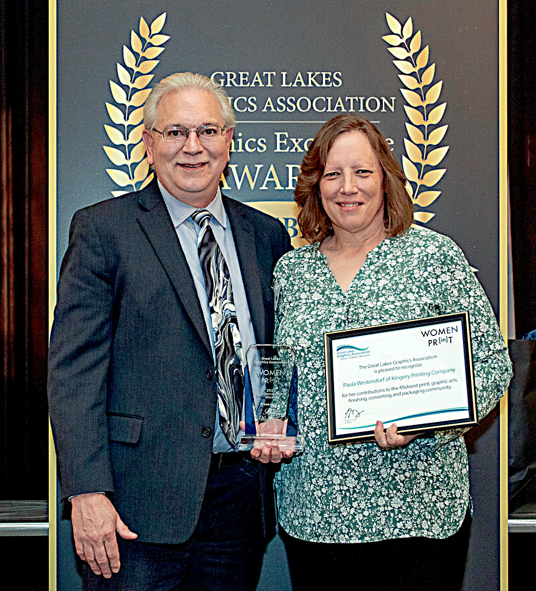 Westendorf Winner of Women in Print Excellence Award Kingery Printing Company