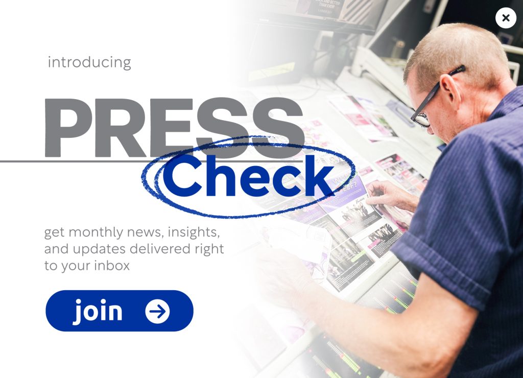 Press Check In Press Check - Kingery Printing Company